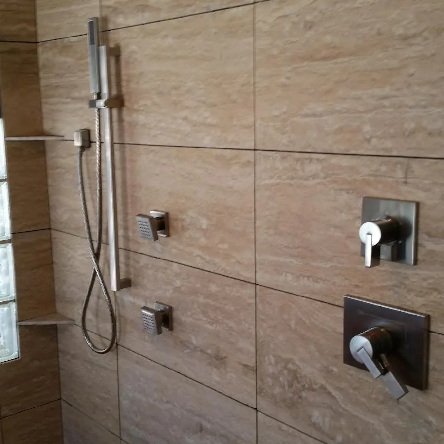 Shower fixture installation for Water Heater Replacement in Lewisville